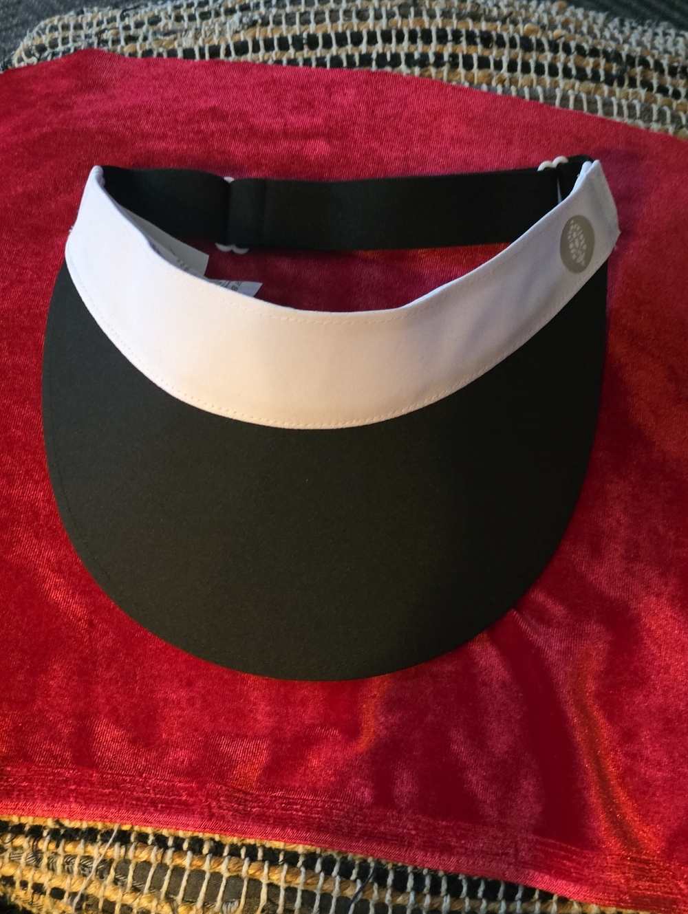 Free People Black and White Sport Visor - Women Accessories
